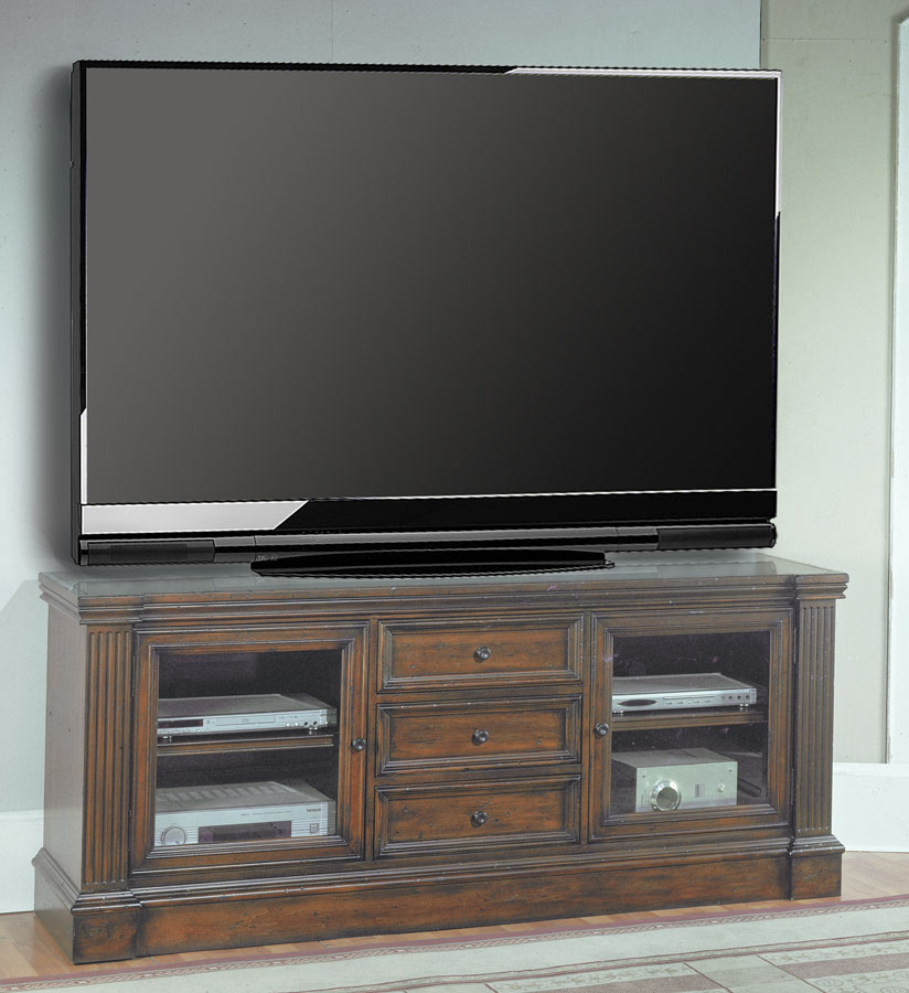 Parker House Genoa 77in TV Console with Power Center