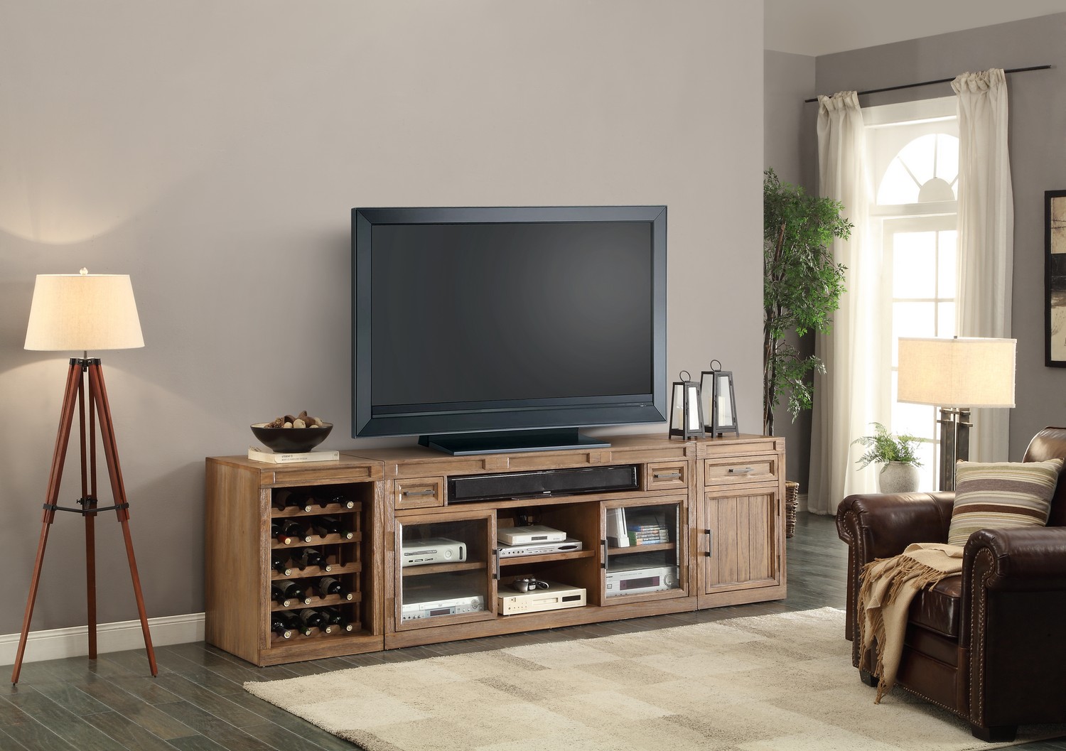 Parker House Hickory Creek TV Console with Storage