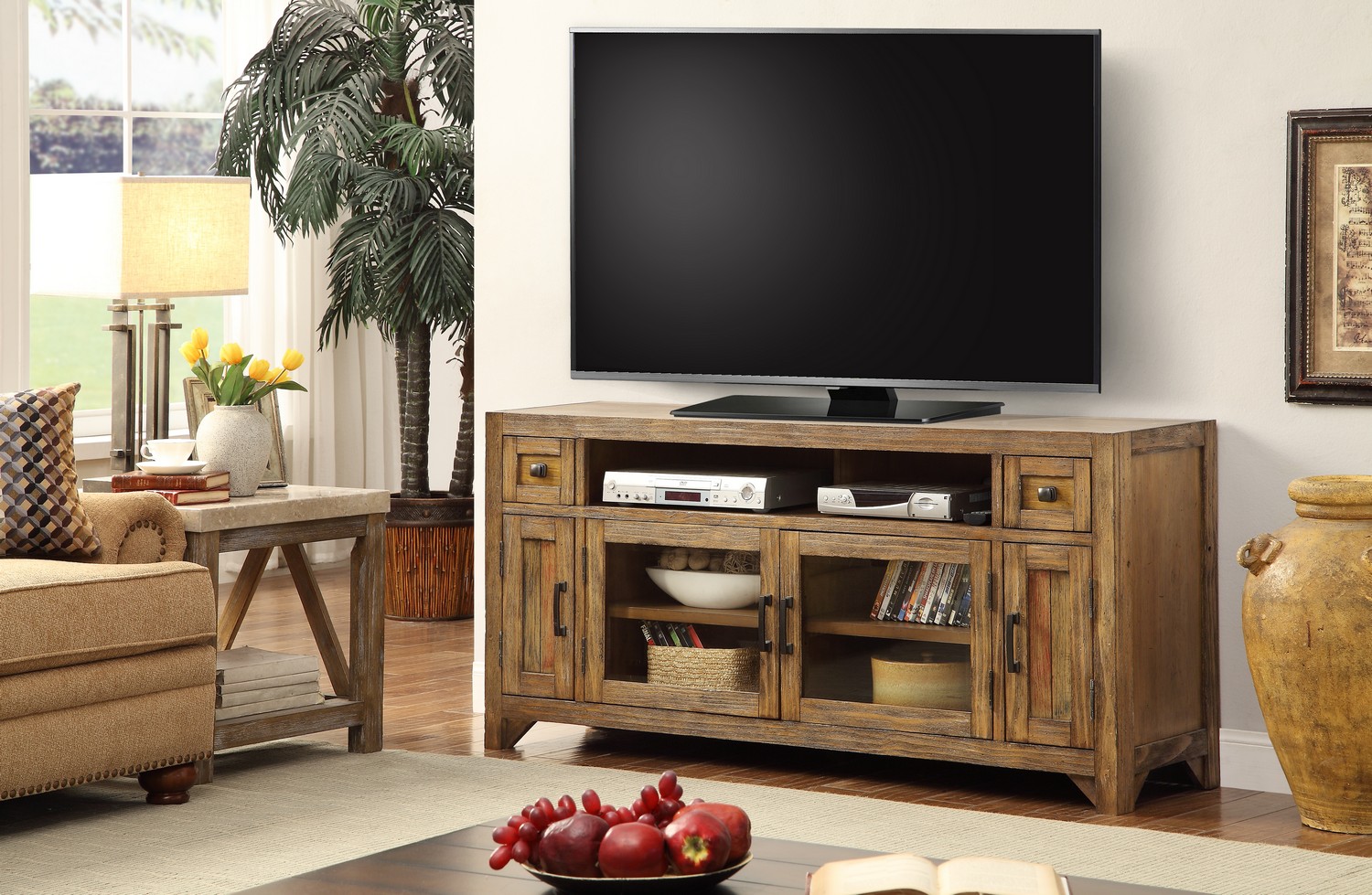 Parker House Hunts Point 63-inch TV Console with Power Center