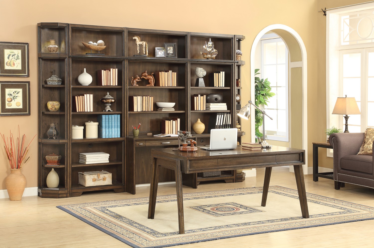 Parker House Meridien Home Office Library Bookcase Wall Unit - A