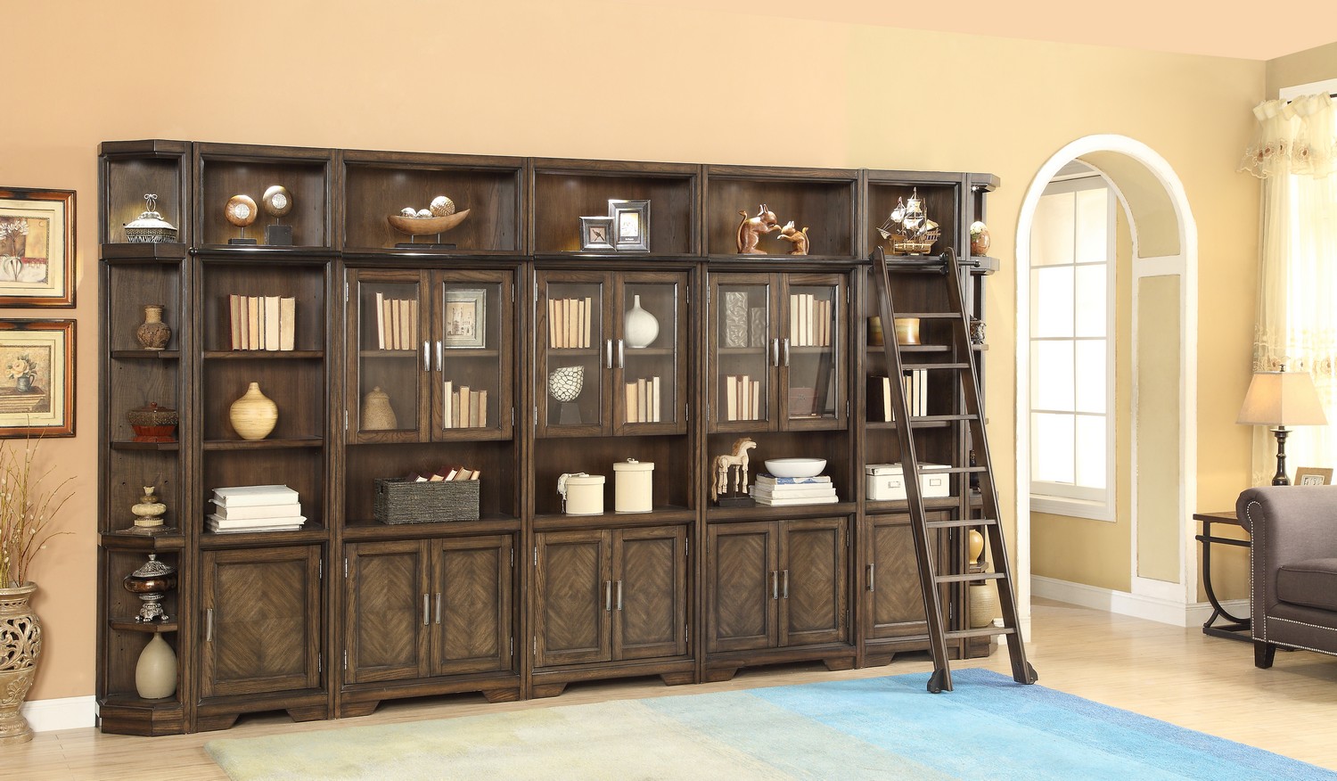 Parker House Meridien Library Bookcase Wall Unit - B