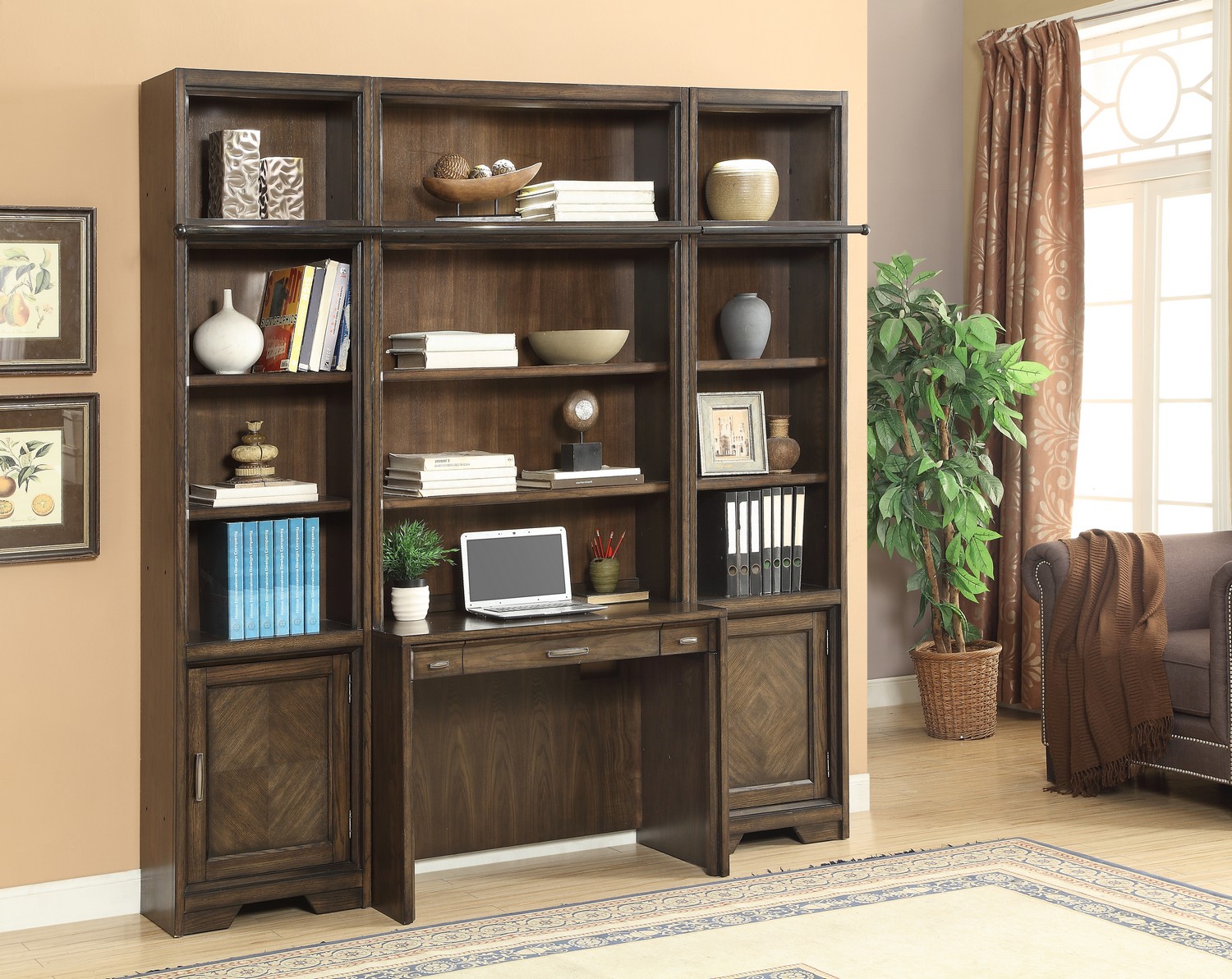 Parker House Meridien Home Office Library Bookcase Wall Unit - F