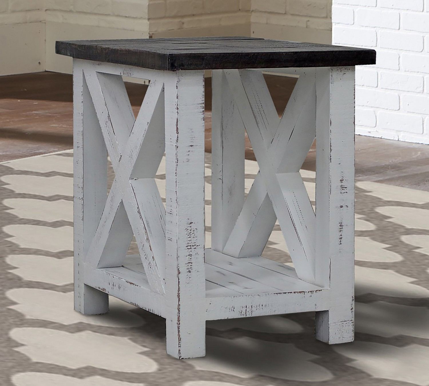 Parker House Mesa Chairside Table - Antique White