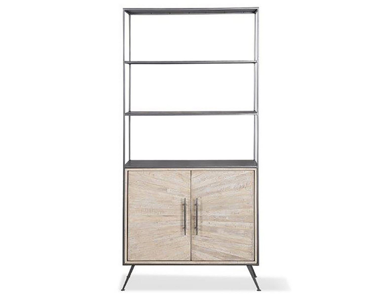 Parker House Crossings Monaco Bookcase - Weathered Blanc