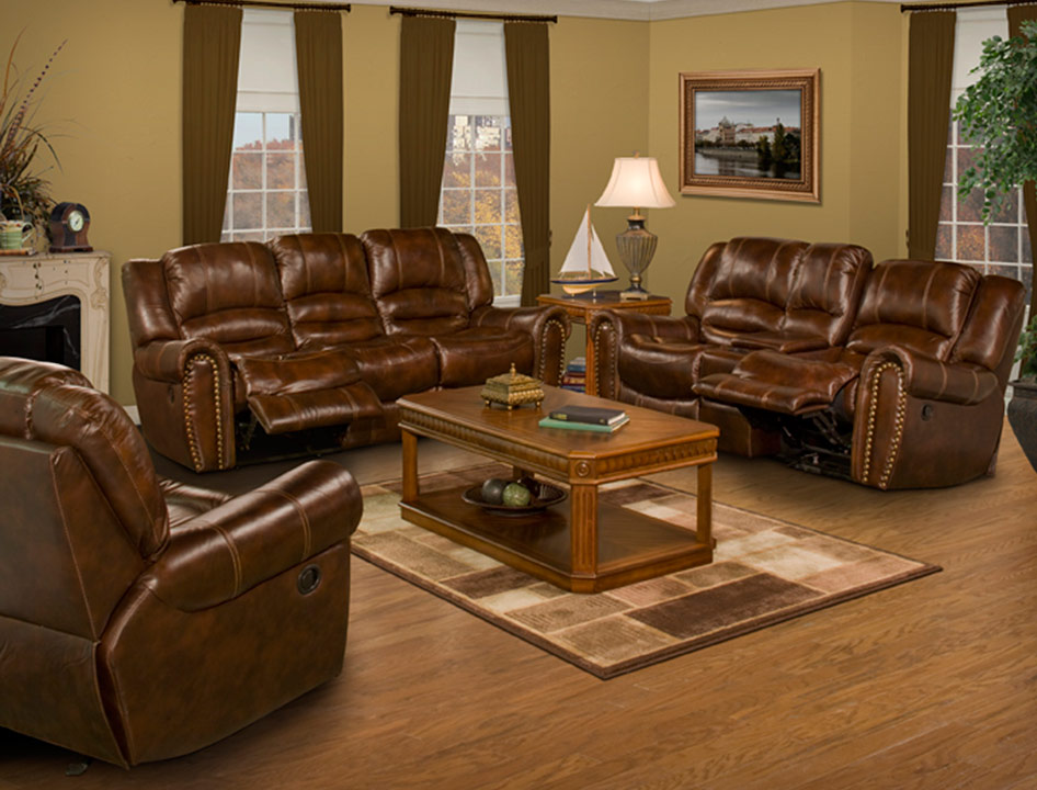 Parker House Neptune Sofa Set - Tobacco - Parker Living