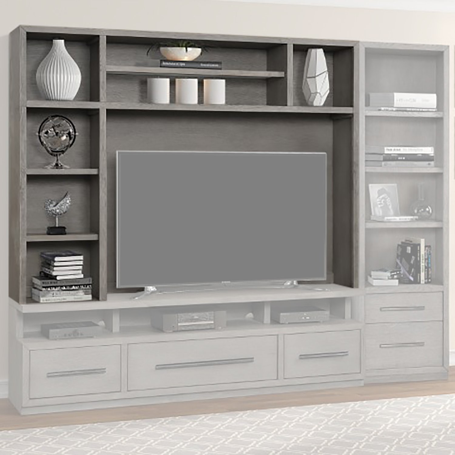 Parker House Pure Modern 84 Inch TV Hutch - Moonstone