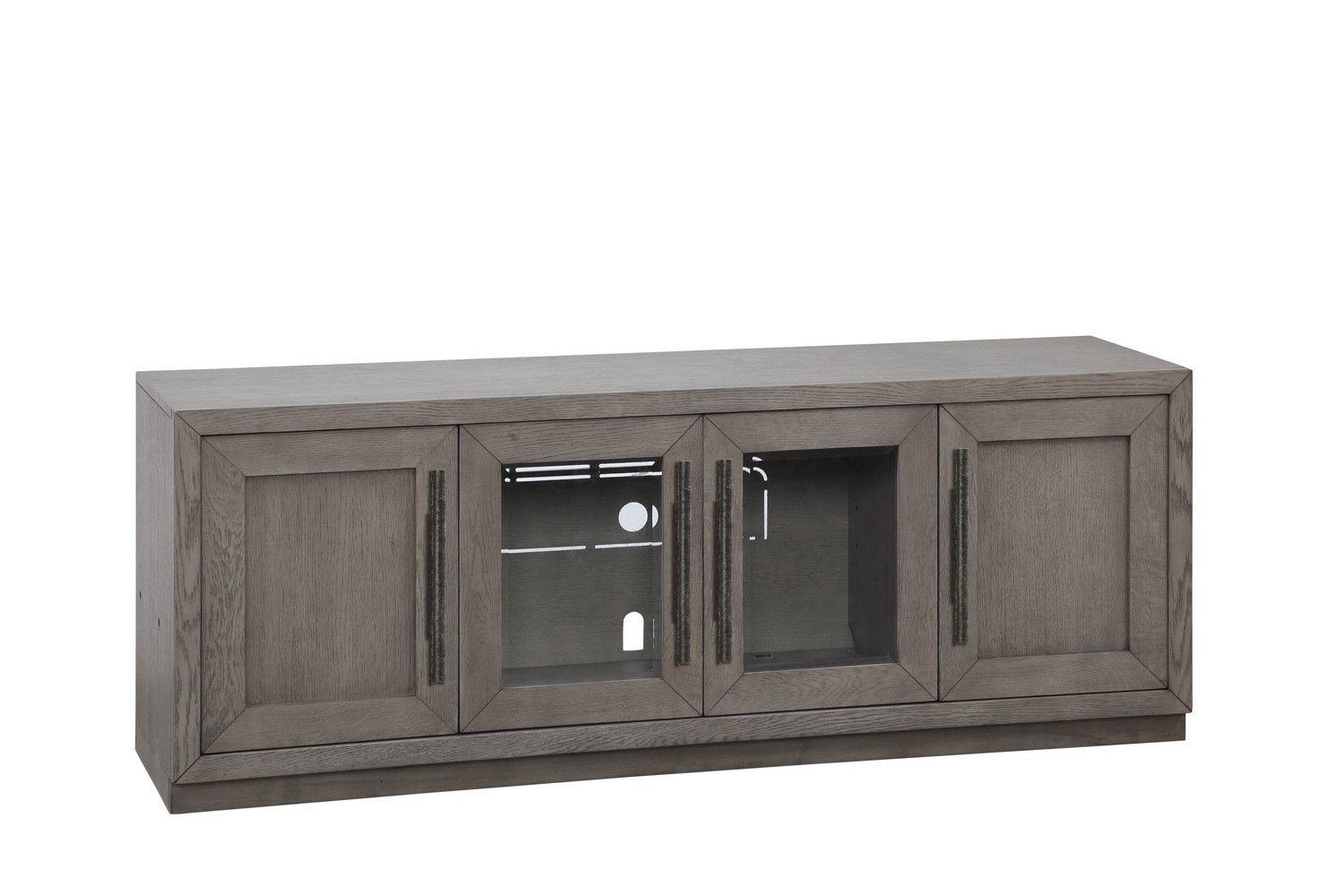 Parker House Pure Modern 63 Inch Door TV Console - Moonstone