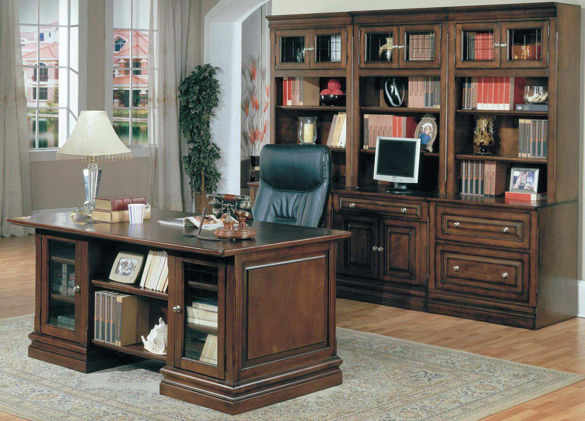 Parker House Sterling Home Office Suite 6pc PC Wall System
