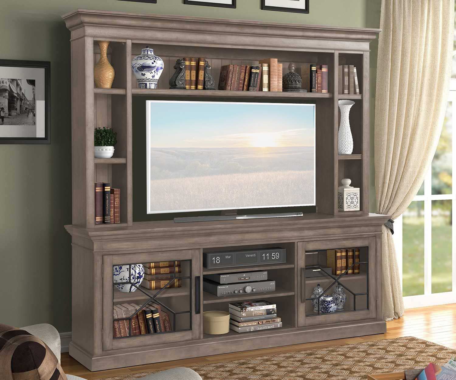 Parker House Sundance 92 Inch Console with Hutch - Sandstone