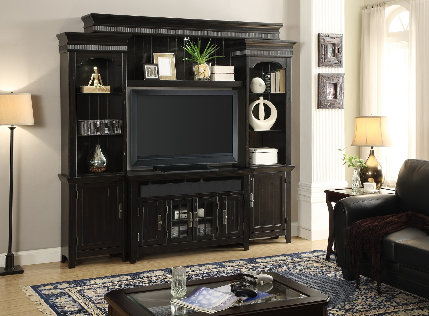 Parker House Tahoe 50in Console Entertainment TV Wall Unit
