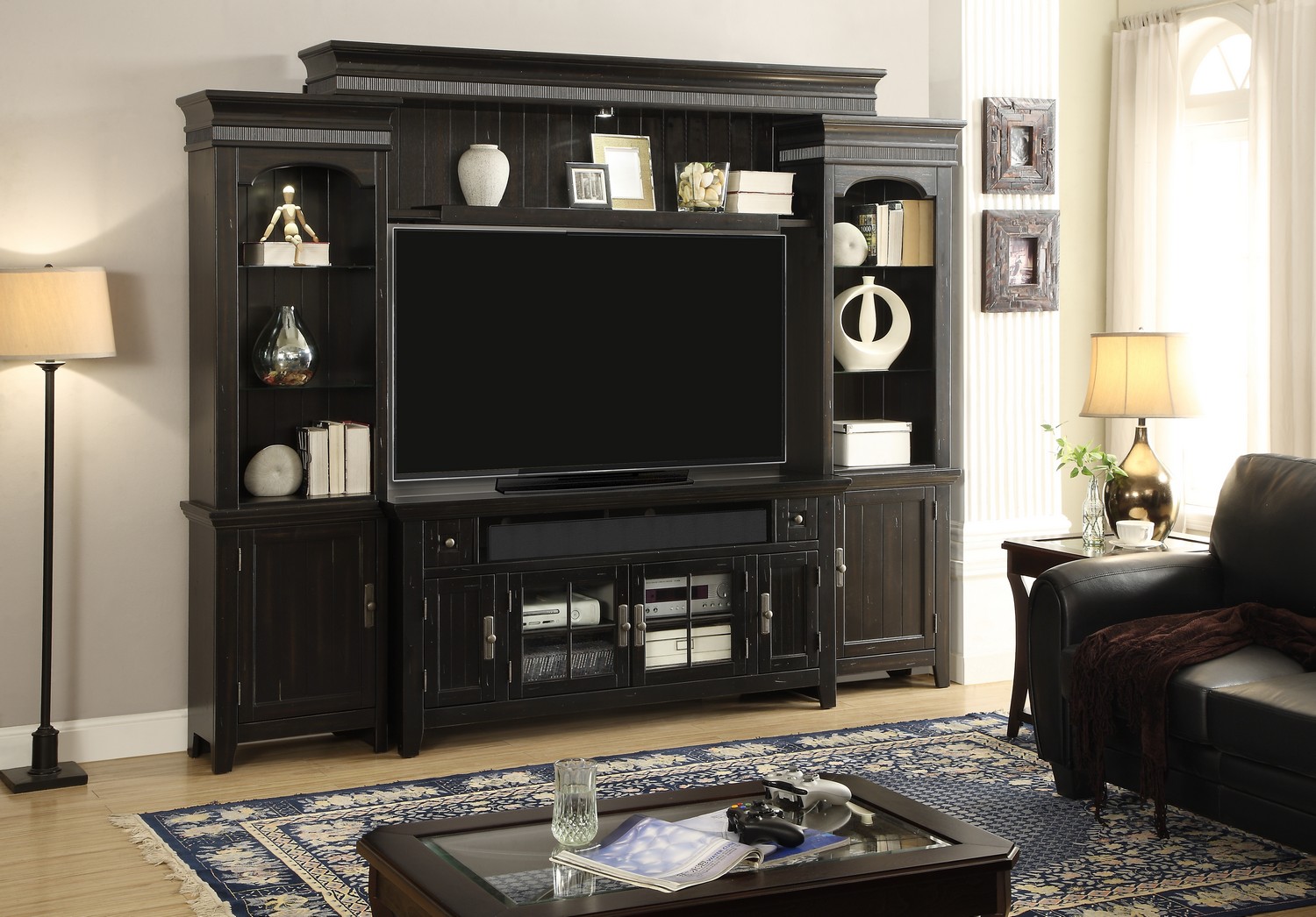 Parker House Tahoe 62in Console Entertainment TV Wall Unit