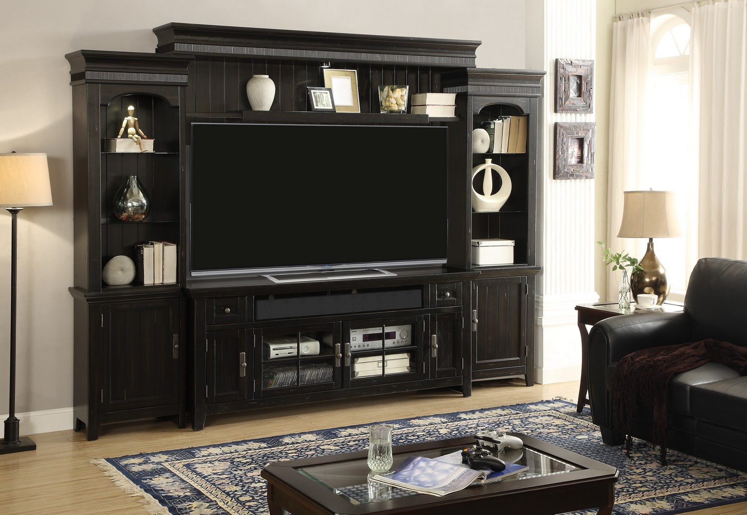 Parker House Tahoe 72in Console Entertainment TV Wall Unit