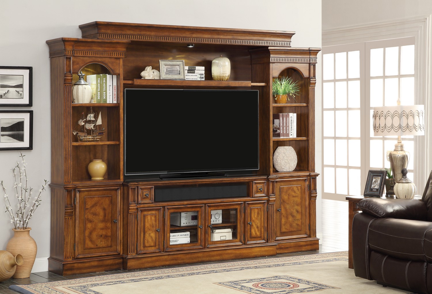 Parker House Toscano 62-inch Console Ent. Wall