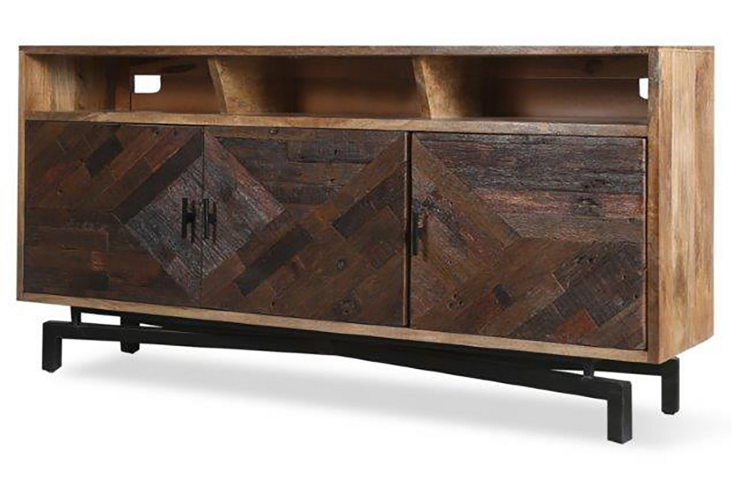 Parker House Crossings The Underground 69 Inch TV Console - Reclaimed Rustic Brown