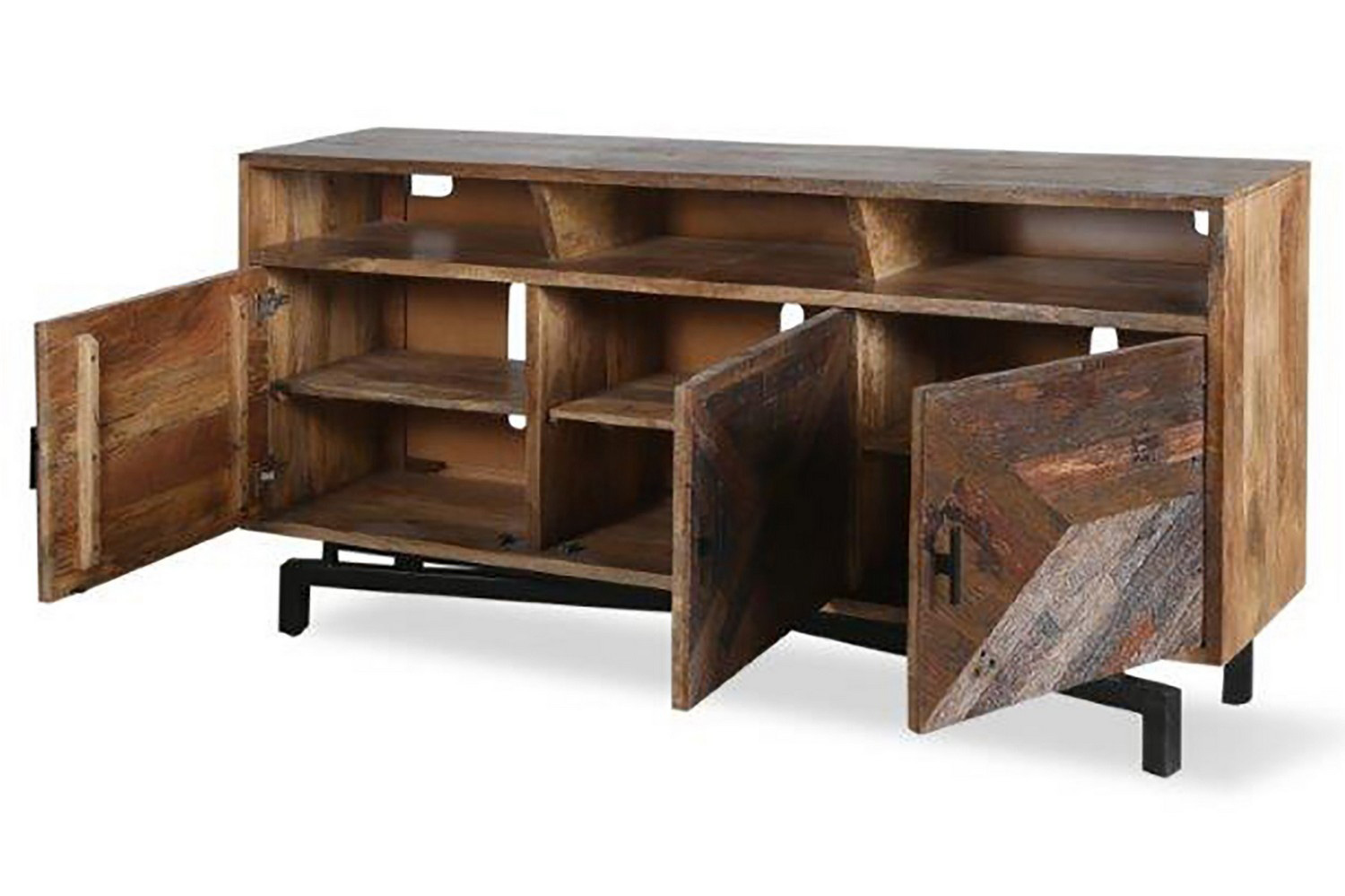 Parker House Crossings The Underground 69 Inch TV Console - Reclaimed Rustic Brown