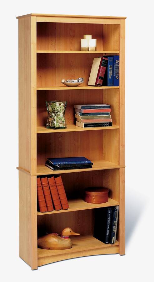 Prepac Maple Sonoma 6-shelf Bookcase