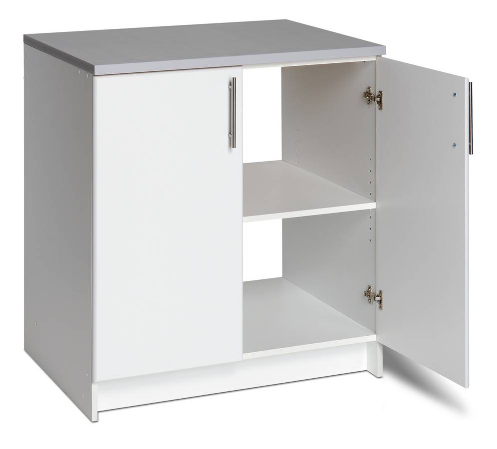 Prepac White 32in Base with 2 Doors
