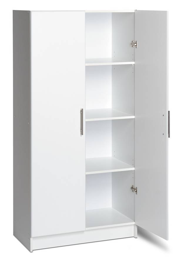 Prepac White Elite 32in Storage Cabinet
