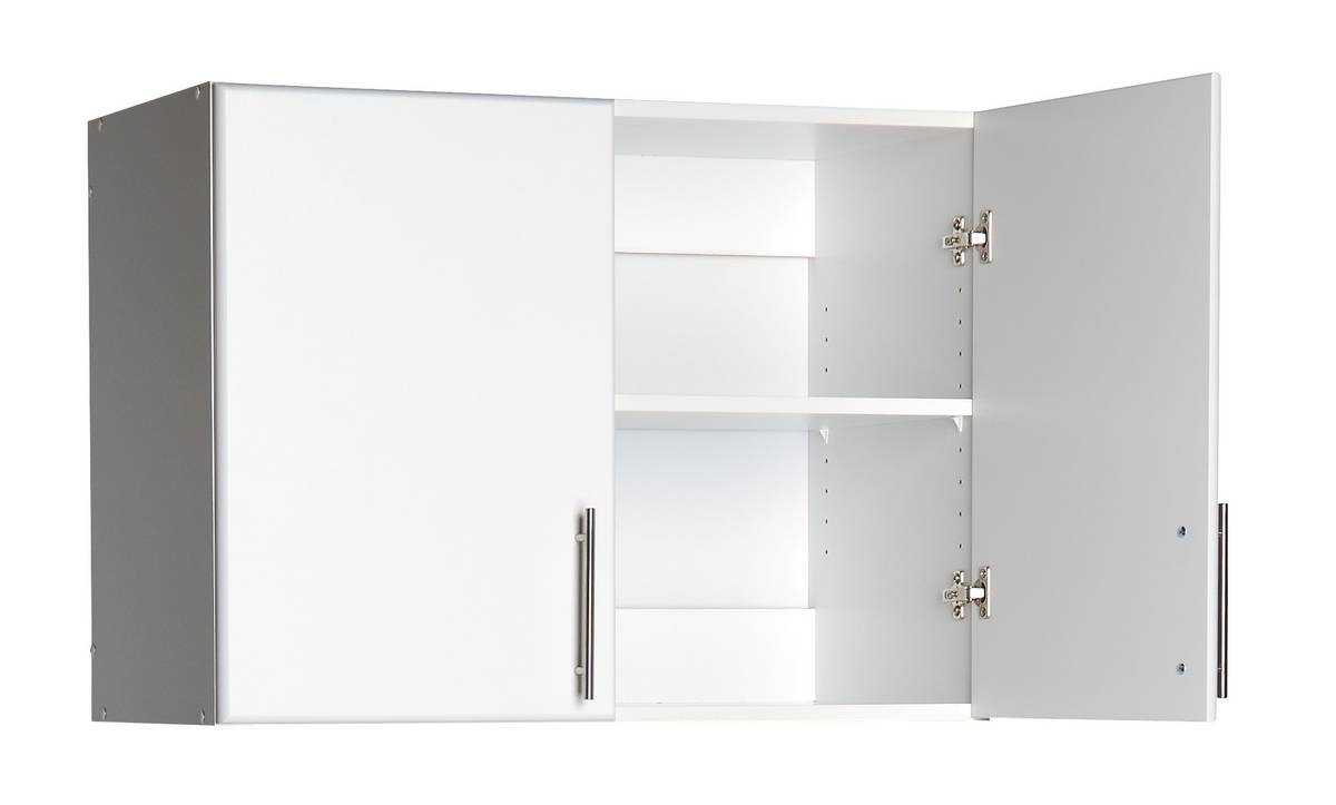 Prepac White Elite 32in Topper-Wall Cabinet with 2 Doors