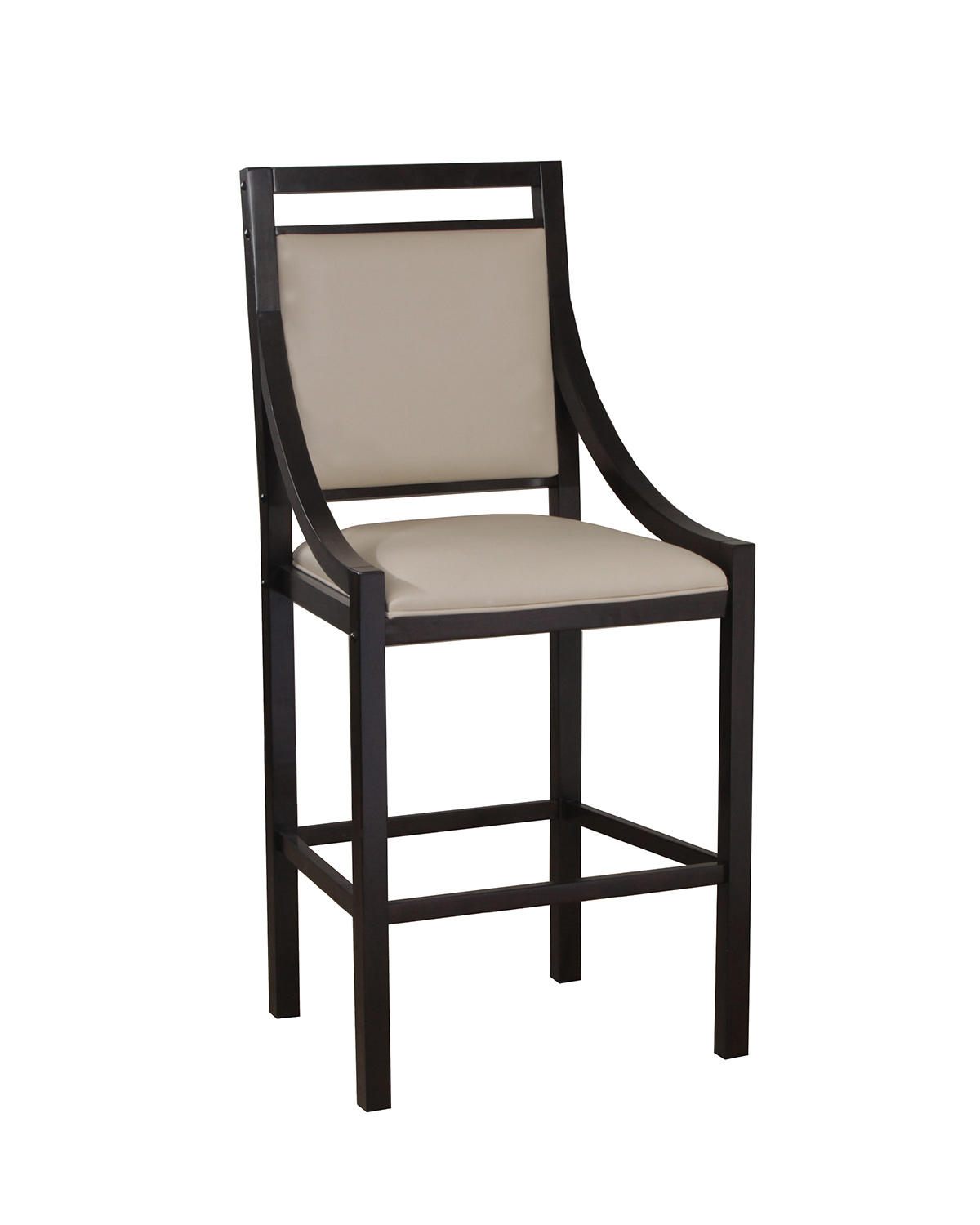 Powell Big and Tall Contemporary Barstool - Chocolate