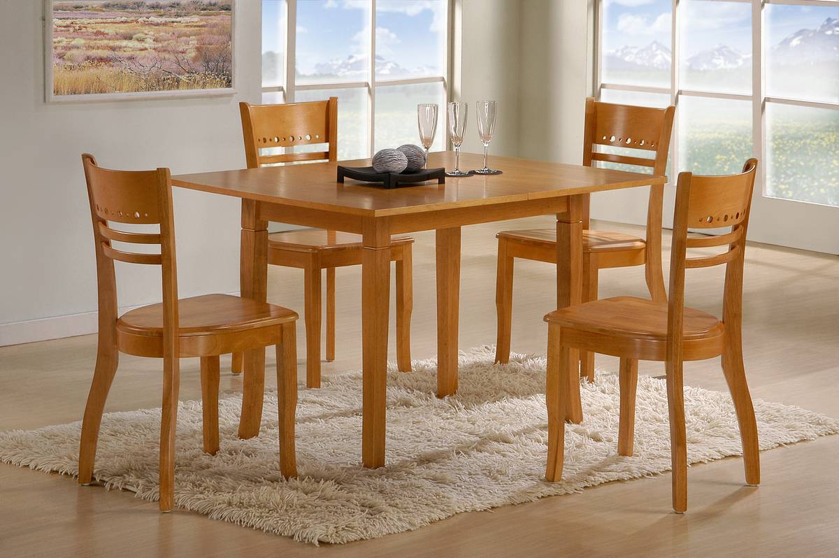 Powell La Grange Natural Dining Table with Pivot Top