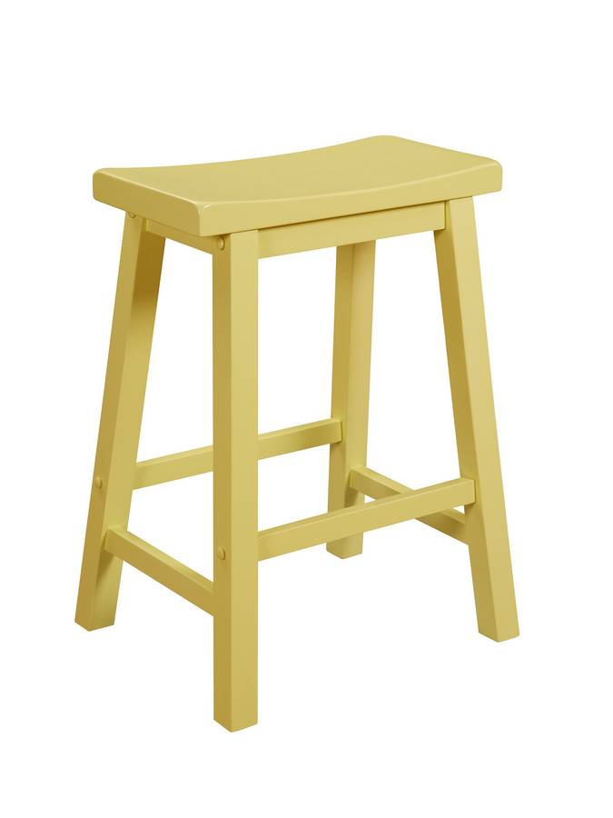 Powell Color Story Butter Yellow Counter Stool PW284430 at