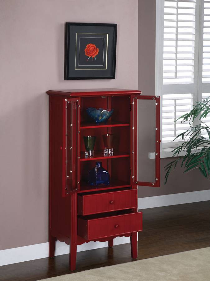 Powell Color Story Crimson Red Bath Curio