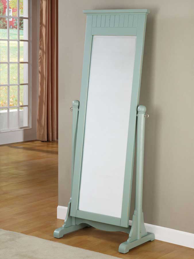 Powell Color Story Teal Cheval Mirror