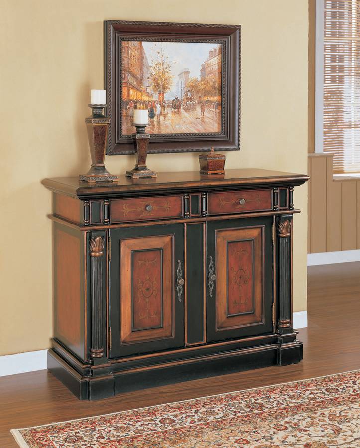 Powell Masterpiece 2-Door 2-Drawer Console Cabinet Powell Masterpiece 2-Door 2-Drawer Console Cabinet