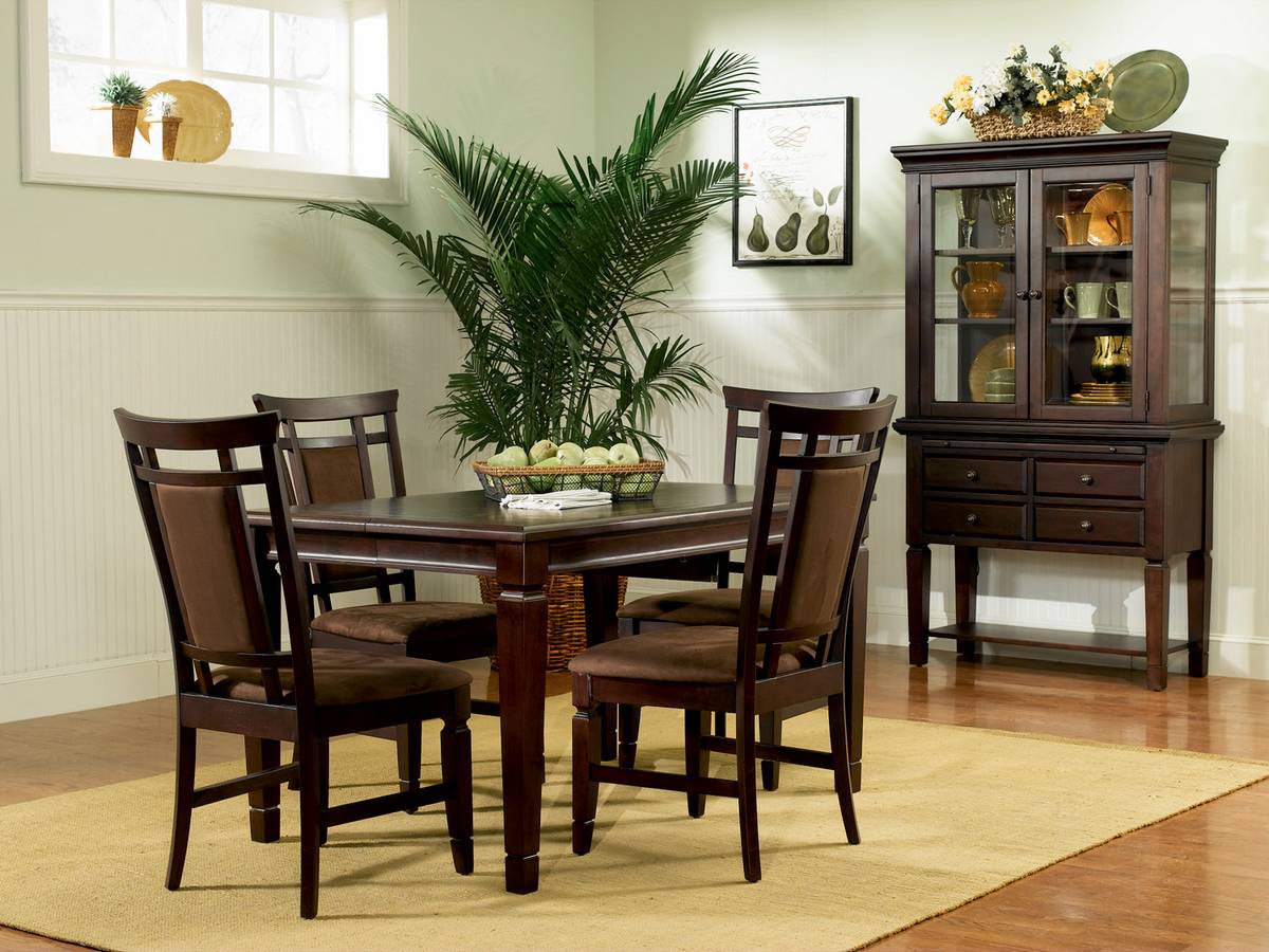 Powell Allspice Espresso Dining Set Powell Allspice Espresso Dining Set
