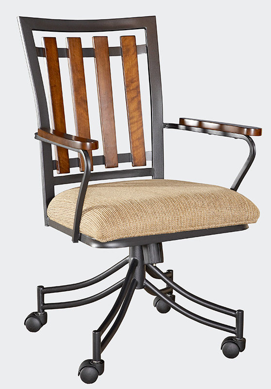 Powell Destin Castered Dining Arm Chair