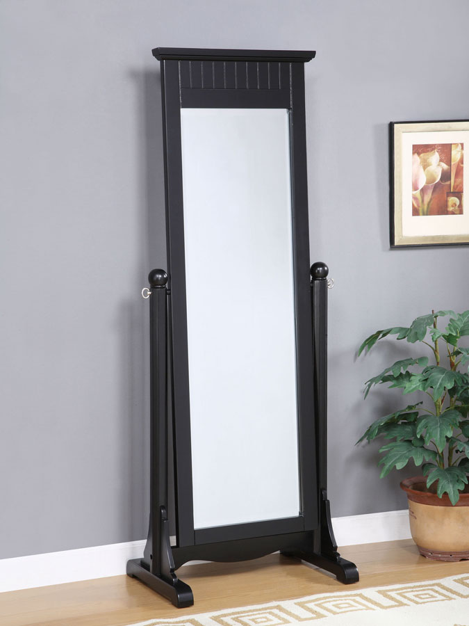 Powell Color Story Antique Black Cheval Mirror