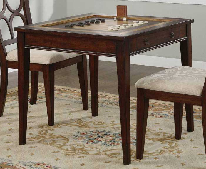 Powell Masterpiece Game Table with Game Pieces and Game Boards