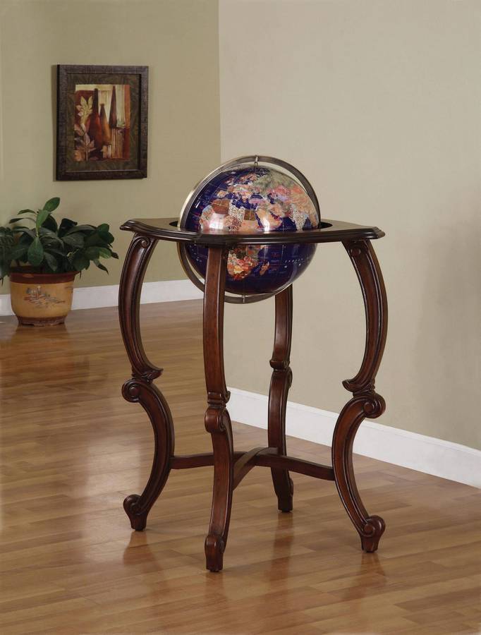 Powell Masterpiece Globe Stand with Paper Parchment Globe