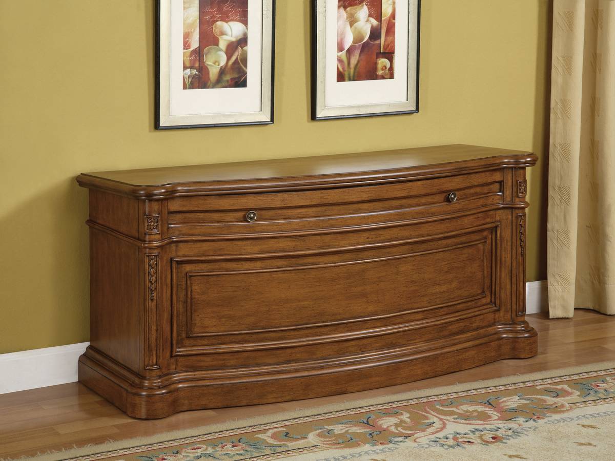 Powell Faux Cherry Cedar Chest