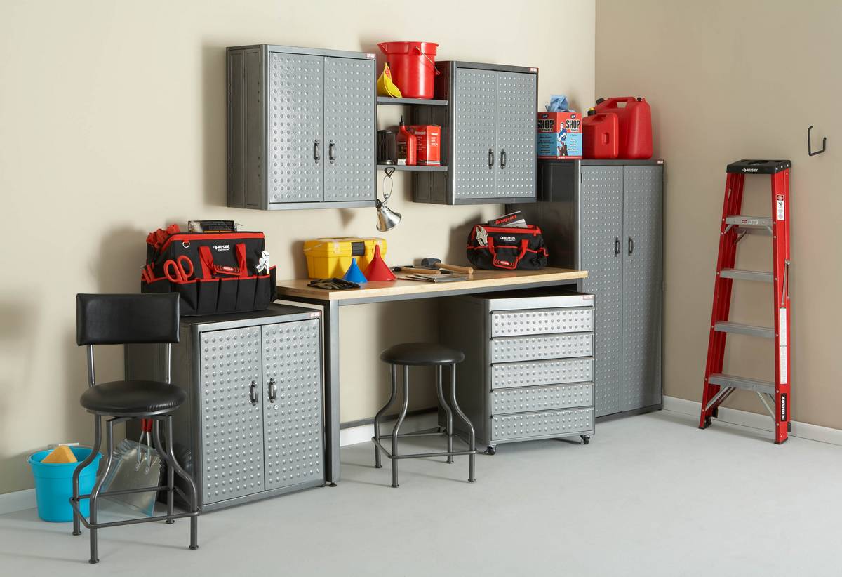 Powell Hot Rod Garage Storage Cabinet Set