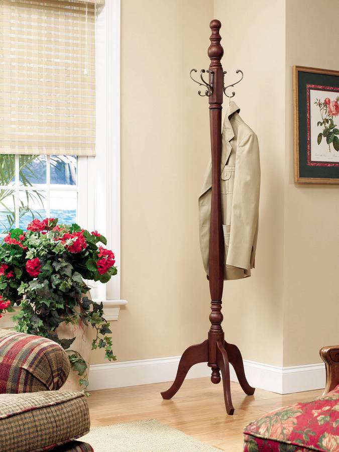 Powell English Country Aged English Brown Coat Rack