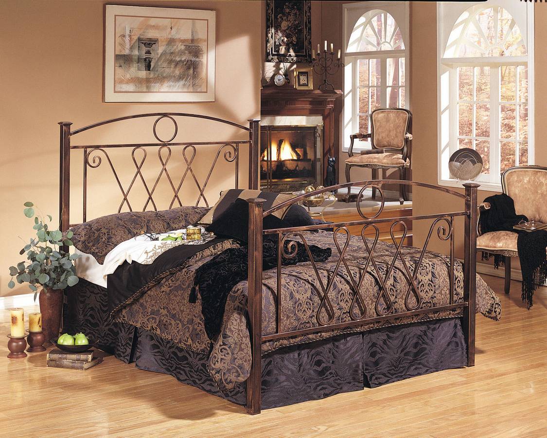 Powell Cimarron Brushed Copper Bed Powell Cimarron Brushed Copper Bed
