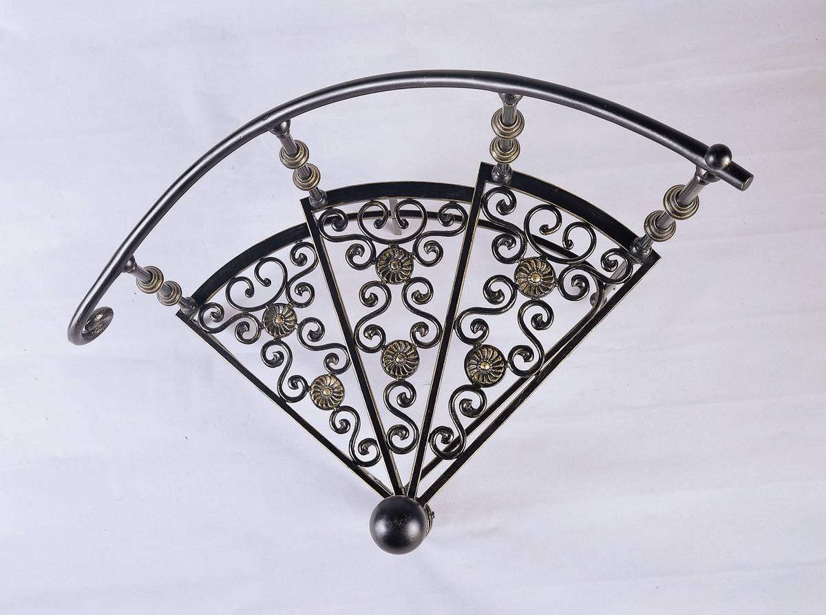 Powell Garden District Black-Gold Stairway Plant Stand