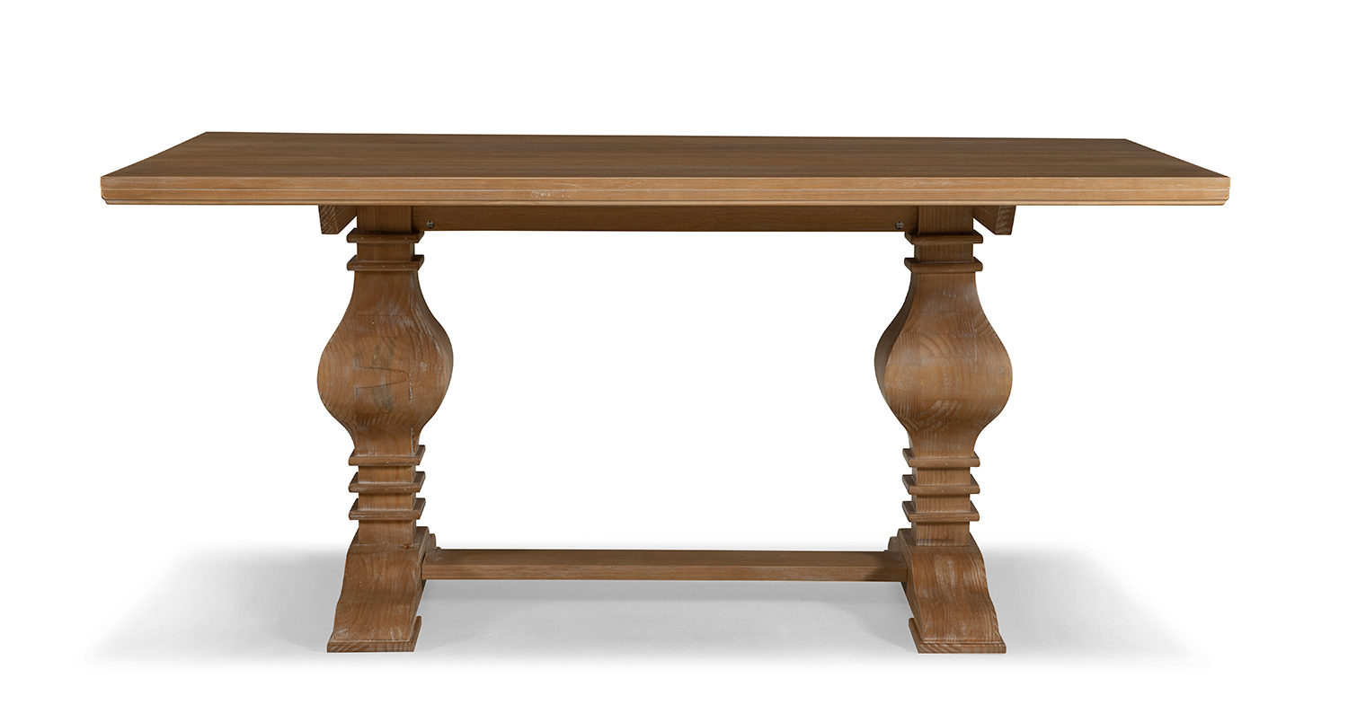 Powell McLeavy Dining Table - Rustic Honey