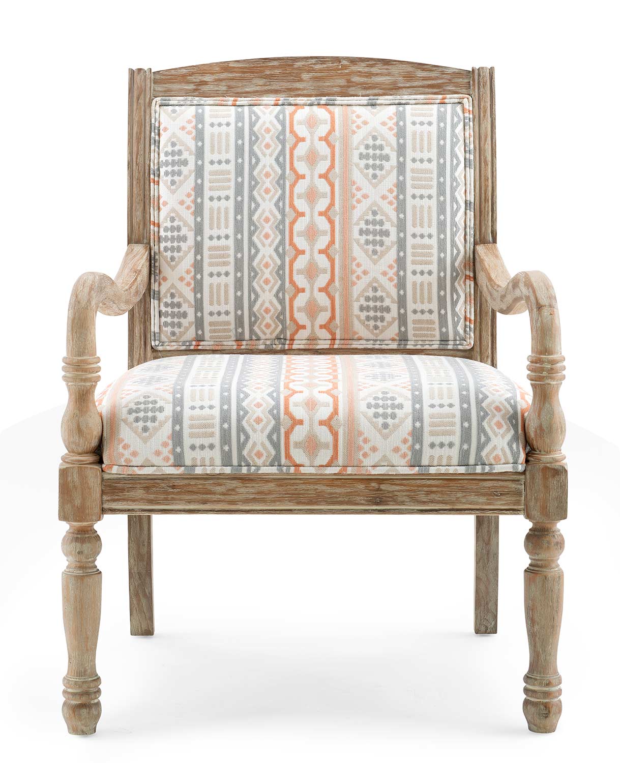 Powell Watson Accent Chair - Natural Wire brush Finish