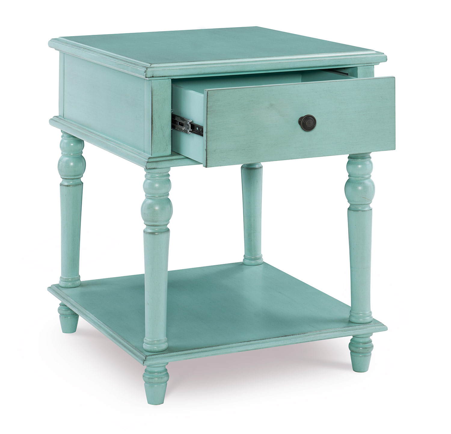 Powell McGhie Side Table - Blue
