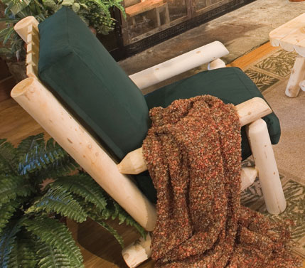 Rustic Cedar Cedar Looks Living Room Log Chair