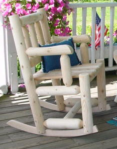 Rustic Cedar Cedar Looks Porch Rocker Chair