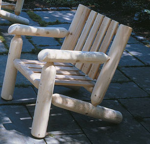 Rustic Cedar Cedar Looks Arm Chair