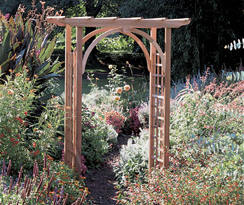 Rustic Cedar Westport Arbor