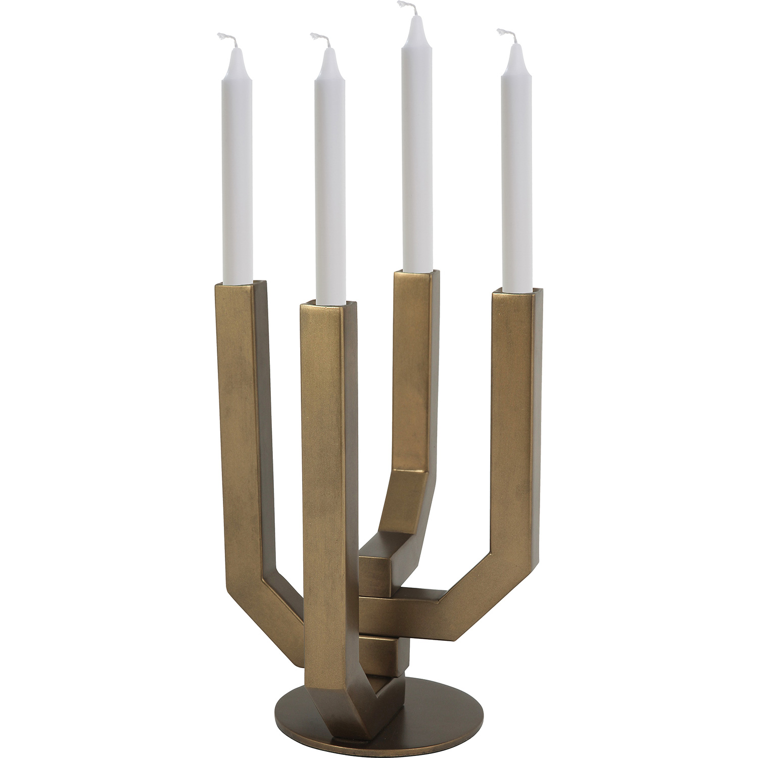 Ren-Wil Nyx Candle Holder - Antique Brass