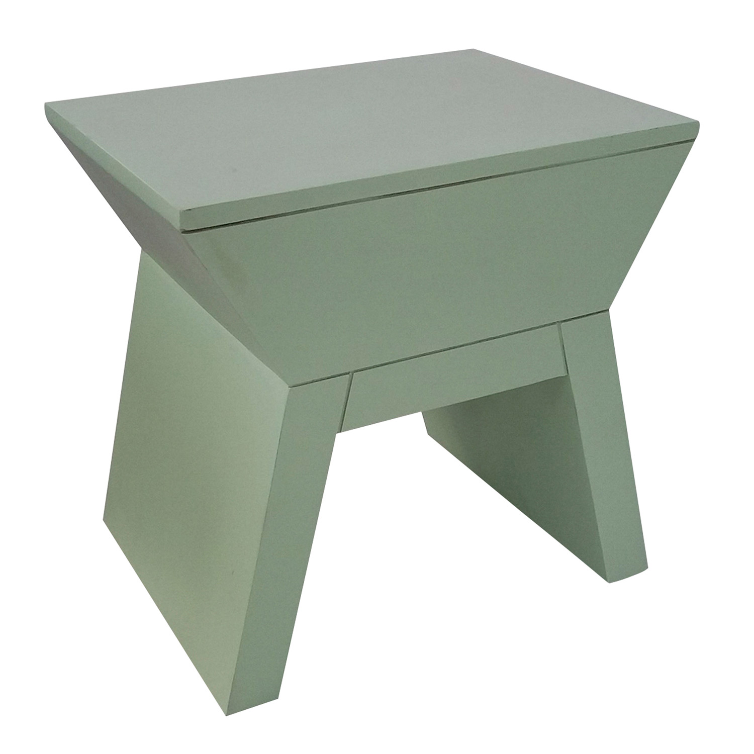 Ren-Wil PistachioHickory Stool - Mint