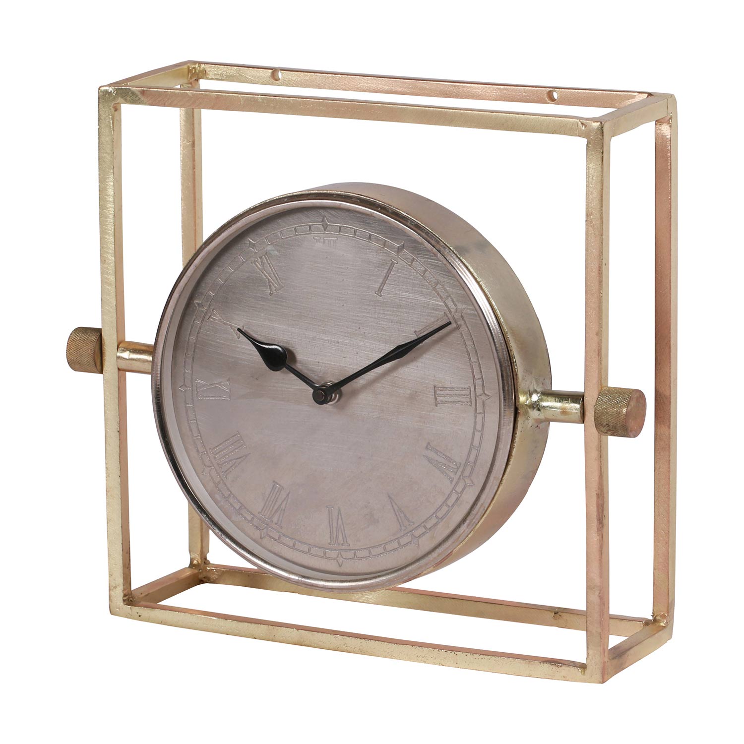 Ren-Wil Belfield Clock - Brass Plated