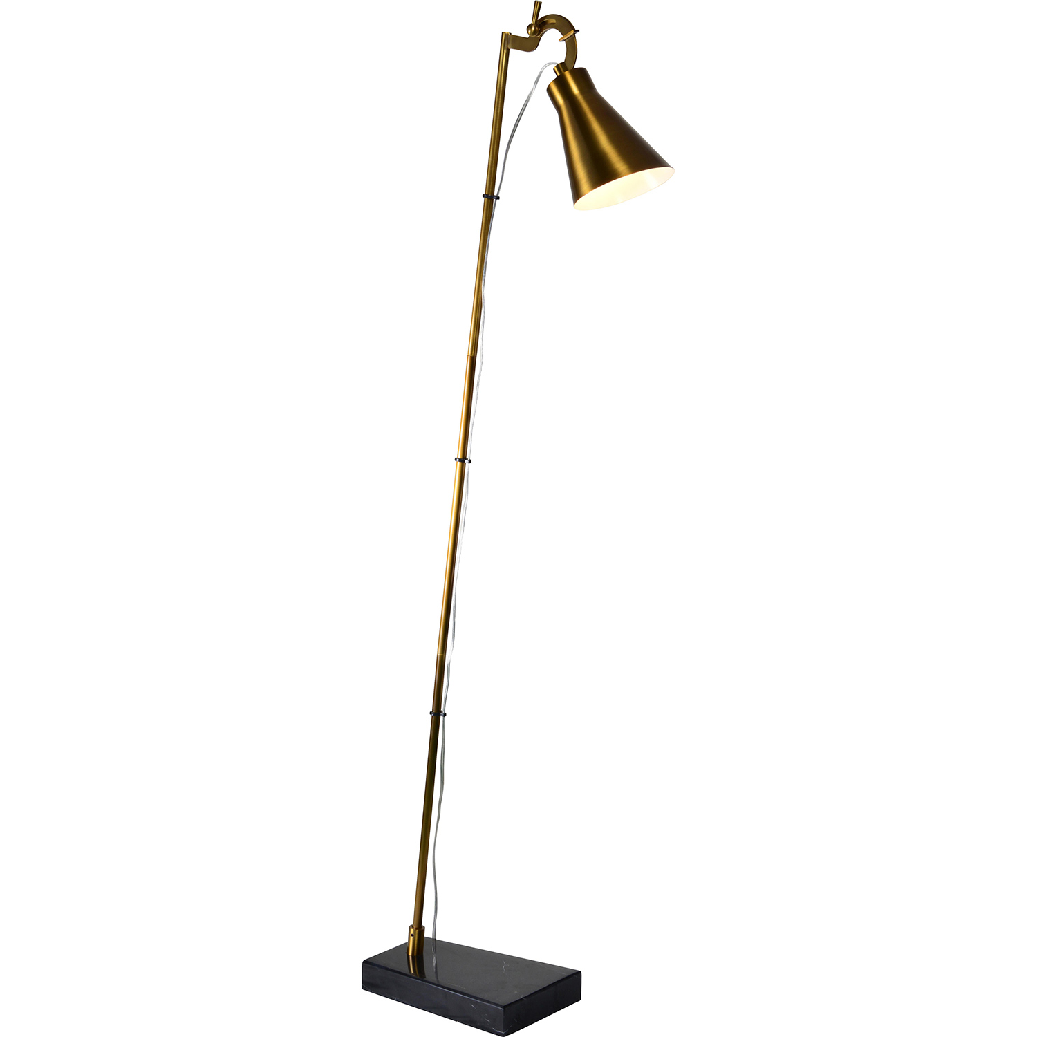 Ren-Wil Viola Floor Lamp - Antique Gold